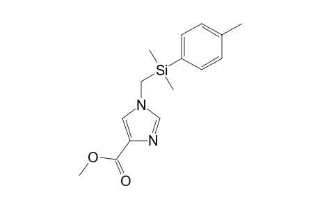1H-Imidazole-4-carboxylic acid, 1-[[dimethyl(4-methylphenyl)silyl]methyl]-, methyl ester