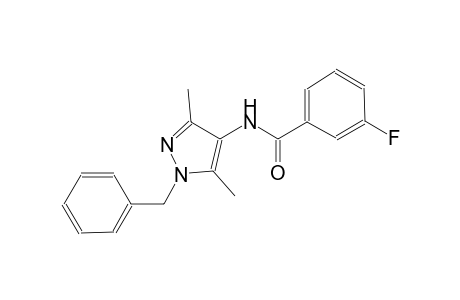 Benzamide, N-(1-benzyl-3,5-dimethyl-4-pyrazolyl)-3-fluoro-
