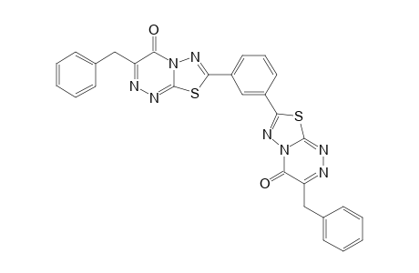 7,7'-(1,3-Phenylene)bis(3-benzyl-4H-[1,3,4]thiadiazolo[2,3-c][1,2,4]triazin-4-one)