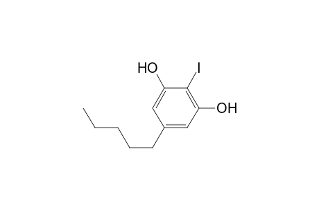 1,3-Benzenediol, 2-iodo-5-pentyl-