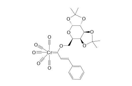 Pentacarbonyl-[1,2 : 3,4-bis(Isopropylidene)-.alpha.-D-galacctopyranosyloxy(styryl)carbene]-chromium