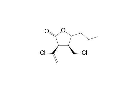 cis-.alpha.(E)-(1'-Chloroethylene)-.beta.-(chloromethyl)-.gamma.-propyl-.gamma.-butyrolactone