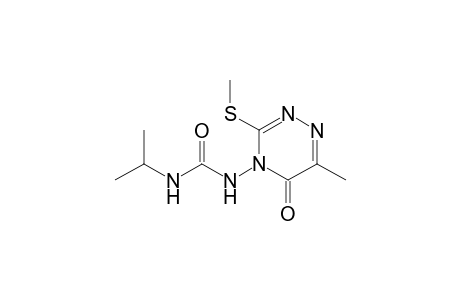 N-Isopropyl-N'-(6-methyl-3-methylthio-5-oxo-4,5-dihydro-1,2,4-triazin-4-yl)urea