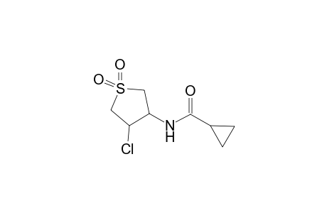 cyclopropanecarboxamide, N-(4-chlorotetrahydro-1,1-dioxido-3-thienyl)-