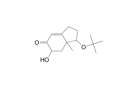 1-Methyl-4-oxo-3-hydroxy-9-t-butoxybicyclo[4.3.0]non-5-ene