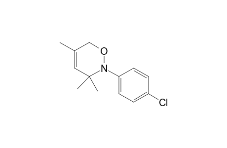 2-(4-chlorophenyl)-3,3,5-trimethyl-6H-oxazine