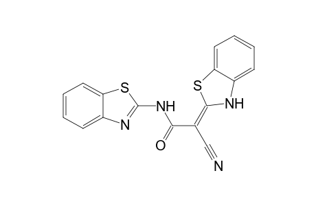 2-(benzothiazol-2-ylidene)-N-(benzothiazol-2-yl)-2-cyanoacetamide