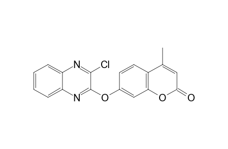 2-Chloro-3-[(4'-methylcoumarin-7'-yl)oxy]-quinoxaline