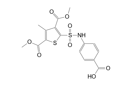 4-({[3,5-bis(methoxycarbonyl)-4-methyl-2-thienyl]sulfonyl}amino)benzoic acid
