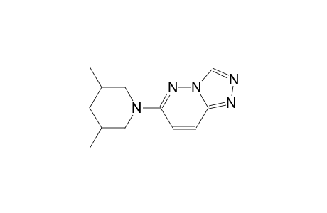[1,2,4]triazolo[4,3-b]pyridazine, 6-(3,5-dimethyl-1-piperidinyl)-