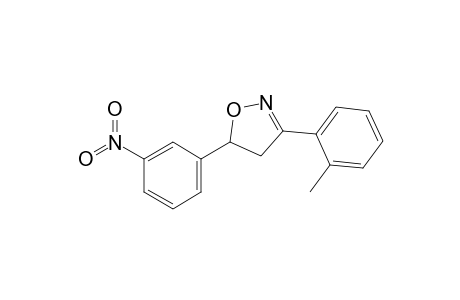 5-(3-Nitrophenyl)-3-(2-methylphenyl)isoxazoline