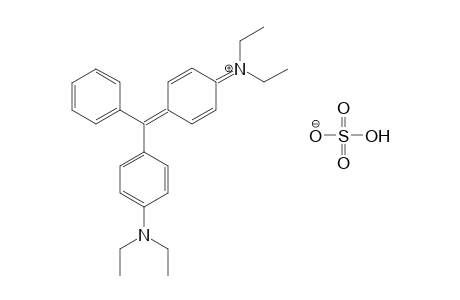 N-{4-[[4-(Diethylamino)phenyl](phenyl)methylene]-2,5-cyclohexadien-1-ylidene}-N-ethylethanaminium hydrogen sulfate