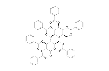 2,3-DI-O-BENZOYL-4,6-O-BENZYLIDENE-BETA-D-GLUCOPYRANOSYL-(1->4)-2,3,6-TRI-O-BENZOYL-D-GLUCOPYRANOSIDE