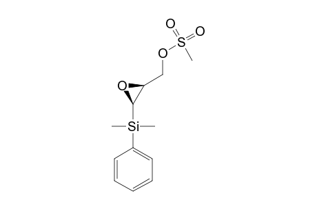 (2S,3S)-3-DIMETHYLPHENYLSILYL-2,3-EPOXY-1-MESYLOXY-PROPANE