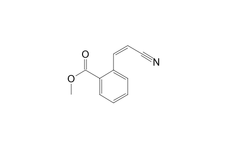 Benzoic acid, o-(2-cyanovinyl)-, methyl ester, (Z)-