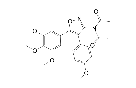N-Acetyl -N-[4-(4-methoxyphenyl ) - 5 - ( 3 , 4 , 5- trimethoxyphenyl)-3-isoxazolyl]acetamide