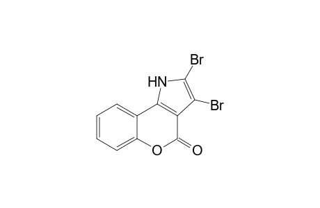 2,3-Dibromo-[1]benzopyrano[4,3-b]pyrrol-4(1H)-one