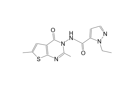 N-(2,6-dimethyl-4-oxothieno[2,3-d]pyrimidin-3(4H)-yl)-1-ethyl-1H-pyrazole-5-carboxamide