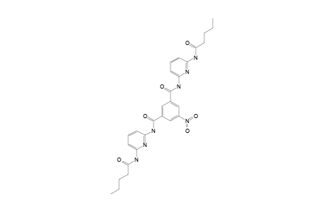 5-Nitro-N,N'-bis[6-(pentanoylamino)pyrid-2-yl]isophthalamide