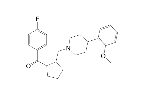1-[2'-(4"-Fluorobenzoyl)cyclopent-1'-yl]methylene-4-(2'-methoxyphenyl)piperidine