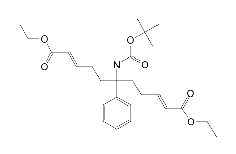 (2E,9E)-DIETHYL-6-(TERT.-BUTOXYCARBONYLAMINO)-6-PHENYL-UNDECA-2,9-DIENEDIOATE