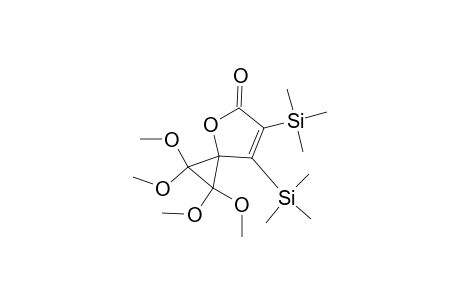 1,1,2,2-tetramethoxy-6,7-bis(trimethylsilyl)-4-oxaspiro[2.4]hept-6-en-5-one