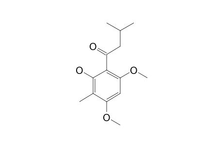 PALLIDUSOL;1-(2-HYDROXY-4,6-DIMETHOXY-3-METHYL-PHENYL)-3-METHYL-BUTAN-1-ONE