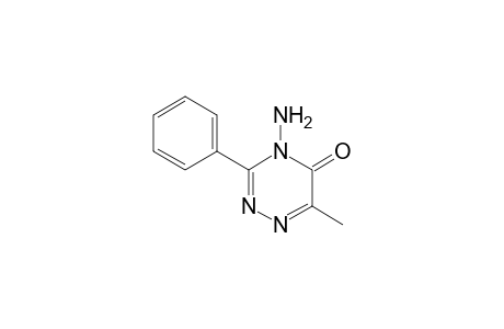 4-Amino-6-methyl-3-phenyl-5-oxo-1,2,4-triazine