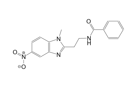N-[2-(1-methyl-5-nitro-1H-benzimidazol-2-yl)ethyl]benzamide