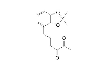 6-((3aR,7aS)-2,2-dimethyl-3a,7a-dihydrobenzo[d][1,3]dioxol-4-yl)hexane-2,3-dione