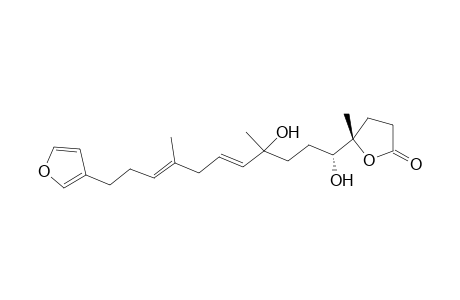 5'-[11-(Furan-3"-yl)-1,4-dihydroxy-4,8-dimethylundeca-4,8-dien-1-yl]-dihydro-5-methylfuran-2(3H)-one