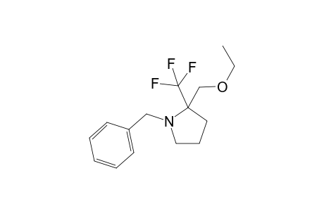 N-Benzyl-2-[(ethoxy)methyl]-2-(trifluoromethyl)pyrrolidine