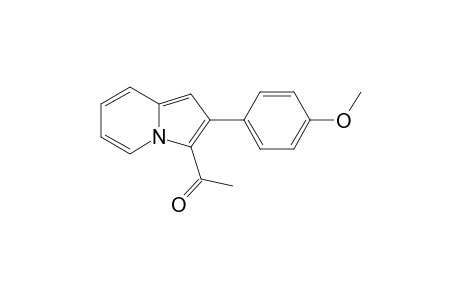 1-[2-(4-methoxyphenyl)-3-indolizinyl]ethanone