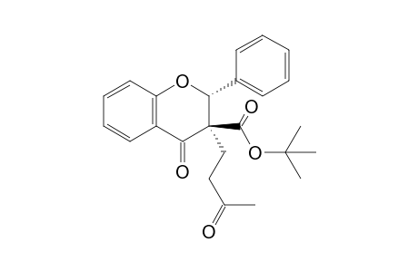 (2R,3R)-4-Oxo-3-(3-oxo-butyl)-2-phenyl-chroman-3-carboxylic acid tert-butyl ester