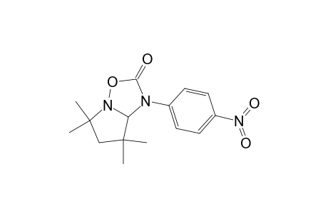 Pyrrolo[1,2-b][1,2,4]oxadiazol-2(1H)-one, tetrahydro-5,5,7,7-tetramethyl-1-(4-nitrophenyl)-