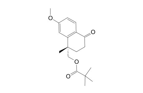 [(1S)-7-methoxy-1-methyl-4-oxidanylidene-2,3-dihydronaphthalen-1-yl]methyl 2,2-dimethylpropanoate