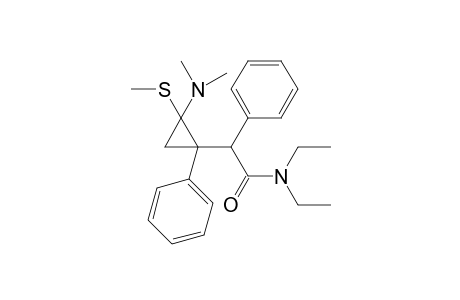 N,N-Diethyl-2-(2-dimethylamino-2-methylthio-1-phenylcyclopropyl)-2-phenylacetamide