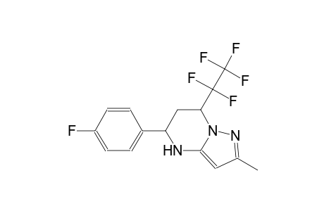 5-(4-fluorophenyl)-2-methyl-7-(1,1,2,2,2-pentafluoroethyl)-4,5,6,7-tetrahydropyrazolo[1,5-a]pyrimidine