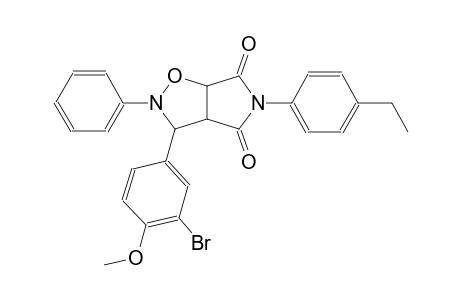 3-(3-bromo-4-methoxyphenyl)-5-(4-ethylphenyl)-2-phenyldihydro-2H-pyrrolo[3,4-d]isoxazole-4,6(3H,5H)-dione