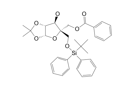 4-C-(BENZOYLOXYMETHYL)-5-O-(TERT.-BUTYLDIPHENYLSILYL)-1,2-O-ISOPROPYLIDENE-ALPHA-D-XYLOFURANOSIDE