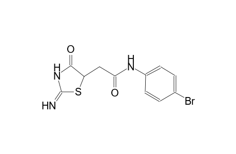 N-(4-bromophenyl)-2-(2-imino-4-oxo-1,3-thiazolidin-5-yl)acetamide
