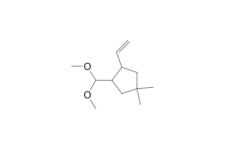 2-Ethenyl-4,4-dimethylcyclopentane-1-carboxaldehyde Dimethyl Acetal