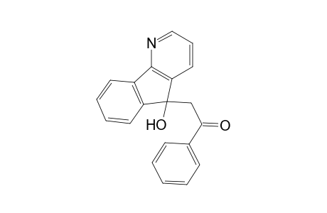 2-(5-Hydroxy-5H-indeno[1,2-b]pyridin-5-yl)-1-phenyl-ethanone