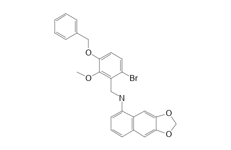 N-[3'-(BENZYLOXY)-6'-BrOMO-2'-METHOXYBENZYL]-6,7-(METHYLENEDIOXY)-1-NAPHTHYLAMINE