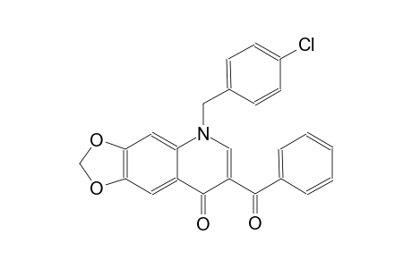 [1,3]dioxolo[4,5-g]quinolin-8(5H)-one, 7-benzoyl-5-[(4-chlorophenyl)methyl]-
