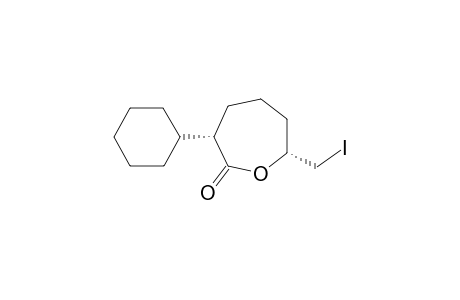 (3S,7R)-3-cyclohexyl-7-(iodanylmethyl)oxepan-2-one