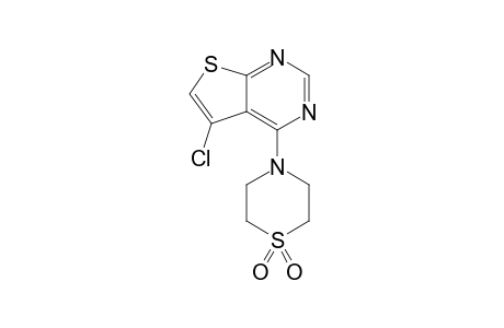 Thieno[2,3-d]pyrimidine, 5-chloro-4-(4-thiomorpholinyl)-,S,S-dioxide
