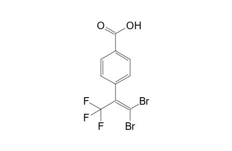 4-(1,1-dibromo-3,3,3-trifluoroprop-1-en-2-yl)benzoic acid