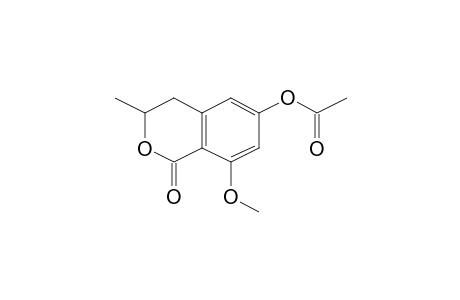 6-Hydroxy-8-methoxy-3-methyl-3,4-dihydroisochromen-1-one, acetate