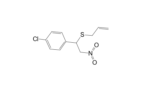 1-[1-(Allylsulfanyl)-2-nitroethyl]-4-chlorobenzene